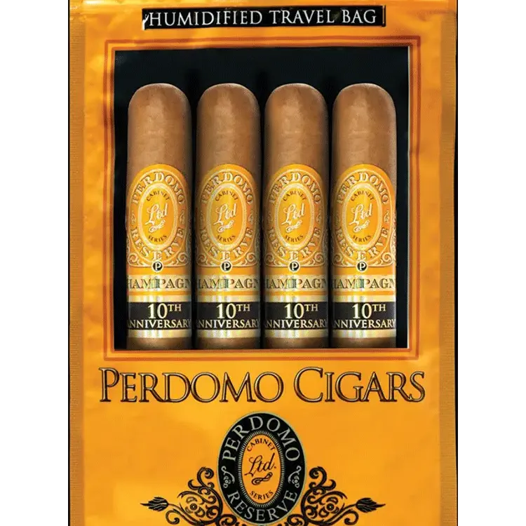 Perdomo Champagne 10th Anni Cigar Pack with Travel Bag