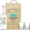 Personalised Casamigos Tequilla Blanco Gift Set with Shot Glasses – 70cl (40% ABV)