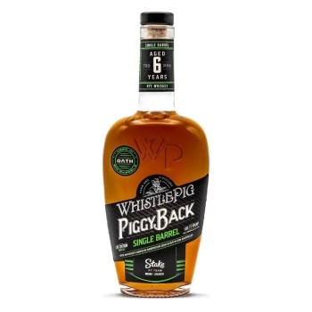 WhistlePig PiggyBack Rye: Stake F1® Team KICK Sauber Single Barrel 750mL