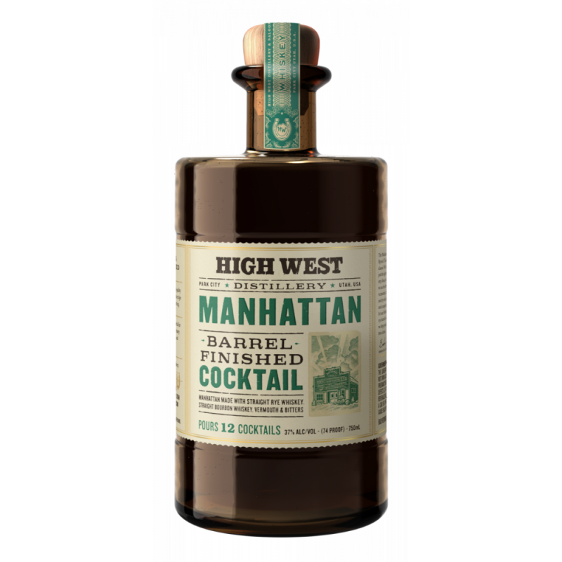 High West Manhattan Barrel Finished Cocktail