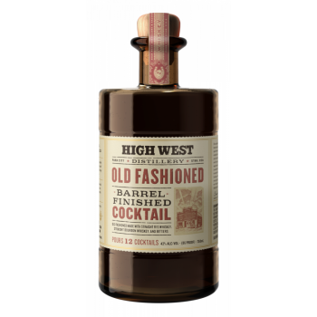 High West Old Fashioned Barrel Finished Cocktail