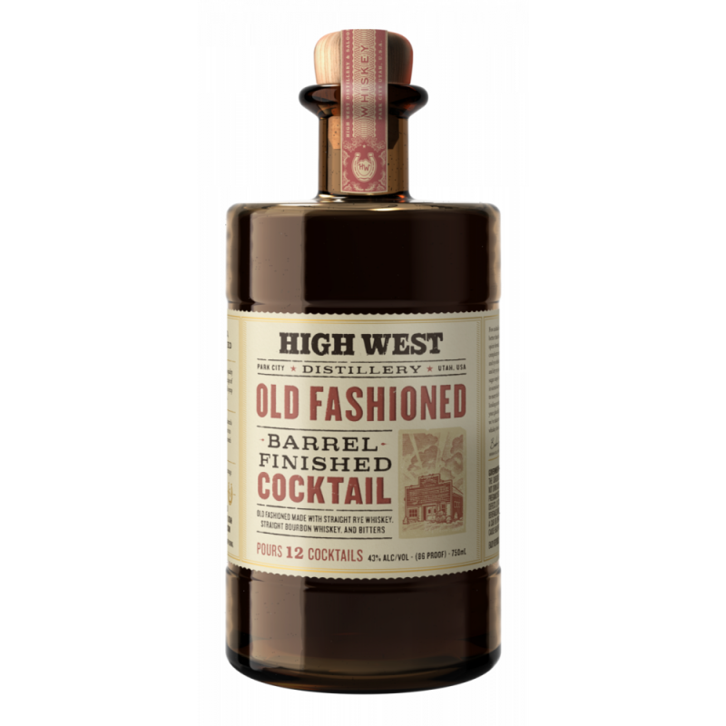 High West Old Fashioned Barrel Finished Cocktail